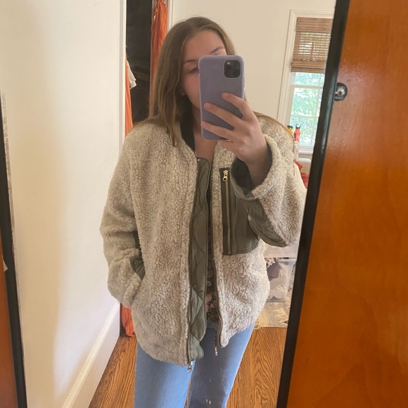 Free People rivington Sherpa jacket - Picture 4 of 5